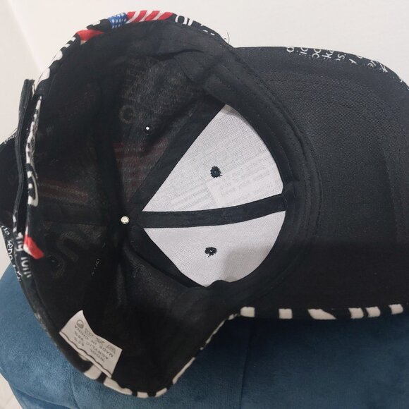 Simple Lightweight HAT CAP Multicolored Wordings Black White Everyday Casual Hat - Picture 4 of 11